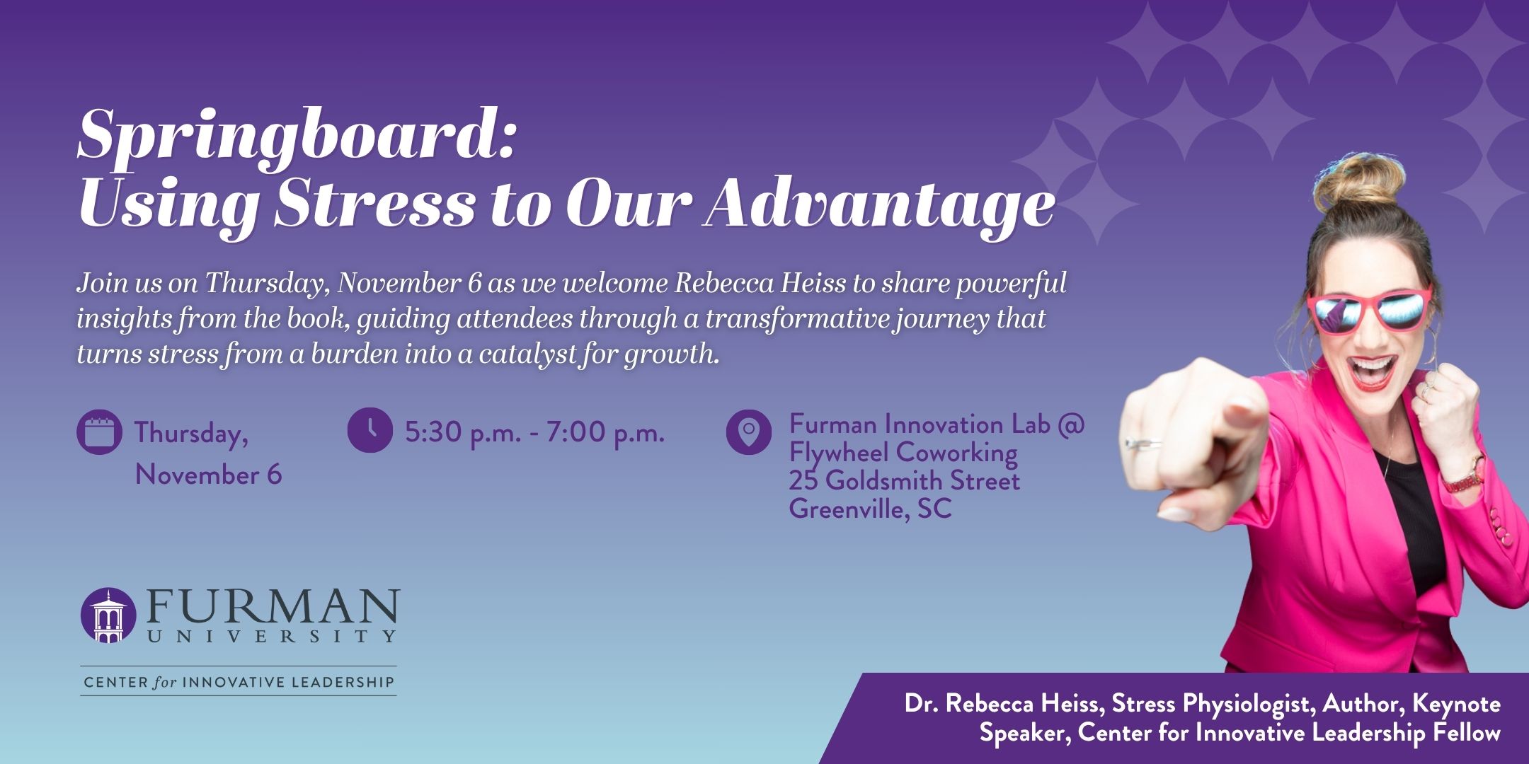 A Furman University poster for Mental Health Awareness Month.